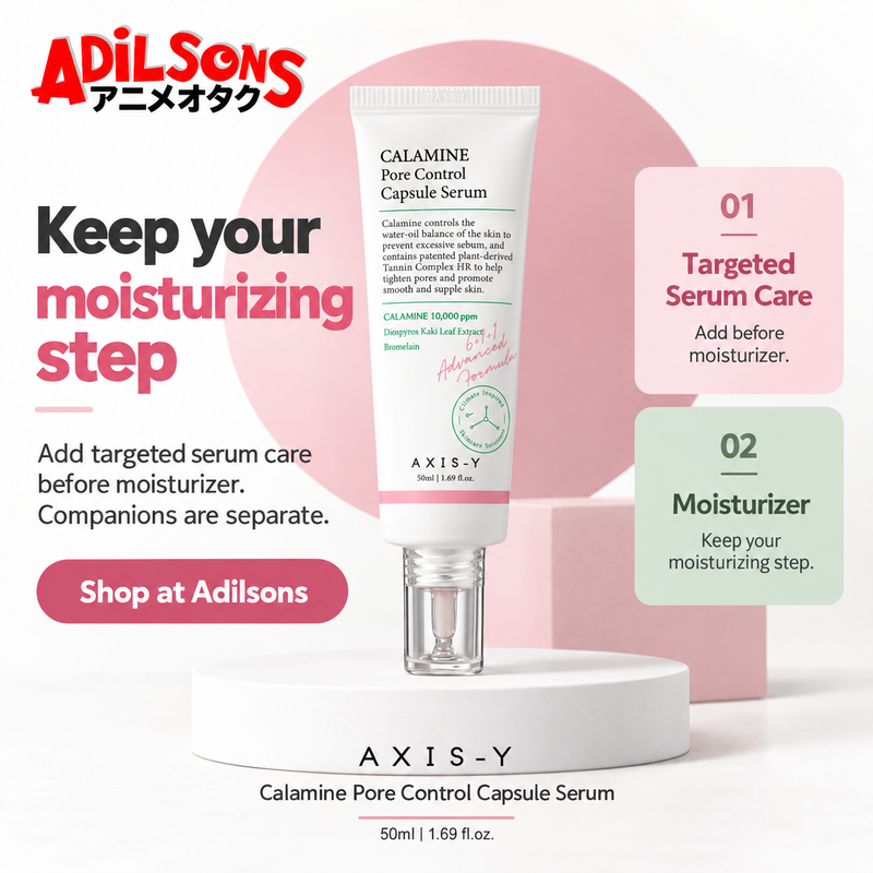 AXIS-Y Calamine Pore Control Capsule Serum50ml creative14: Keep your moisturizing step