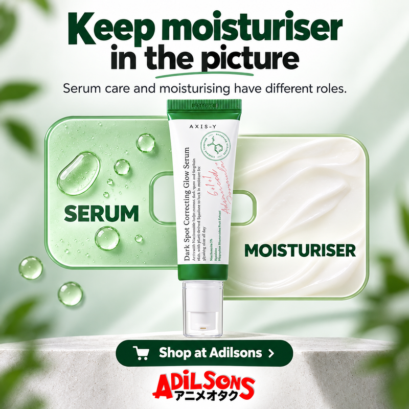AXIS-Y Dark Spot Correcting Glow Serum50ml — Compatibility — Keep moisturiser in the picture