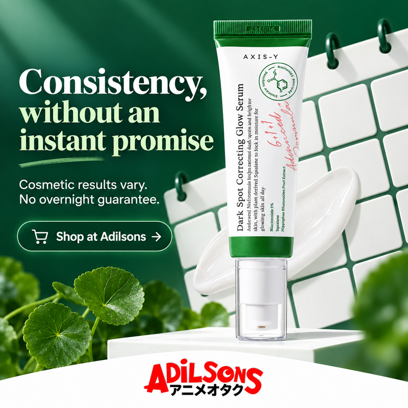AXIS-Y Dark Spot Correcting Glow Serum50ml — Expectations — Consistency, without an instant promise