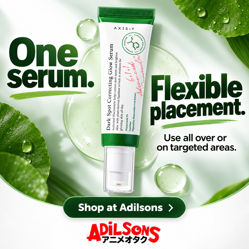 AXIS-Y Dark Spot Correcting Glow Serum50ml — Practical value — One serum. Flexible placement.