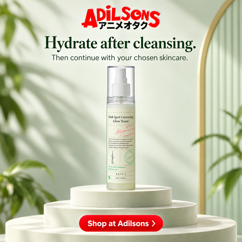 AXIS-Y Dark Spot Correcting Glow Toner125ml — Hydrate after cleansing.