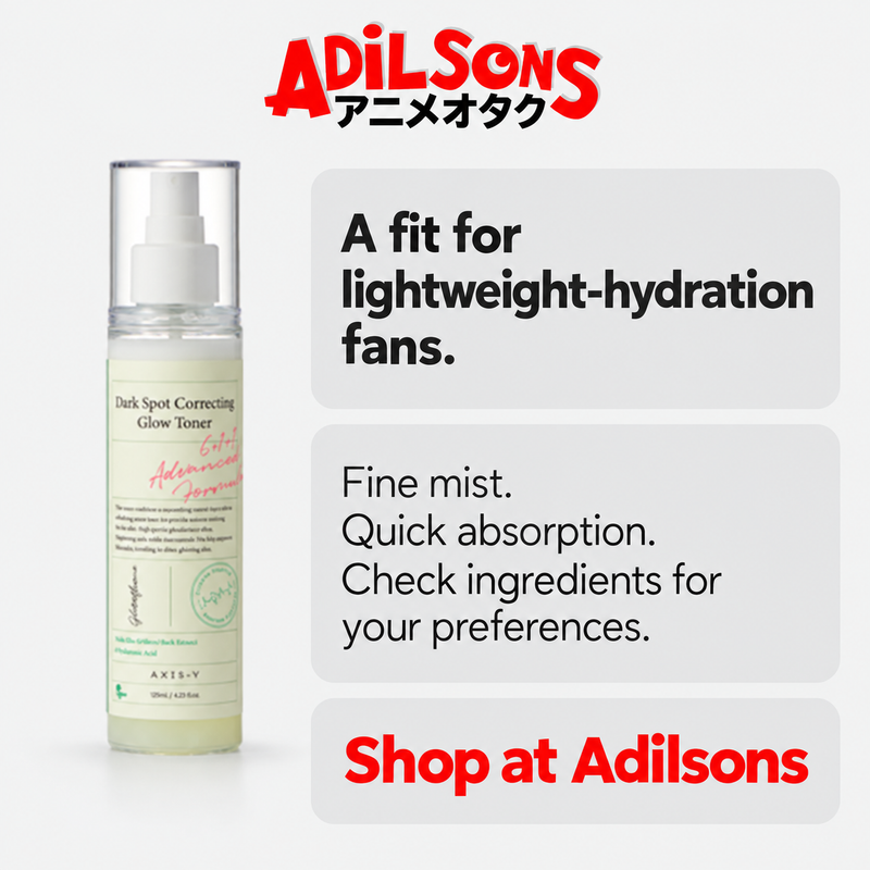 AXIS-Y Dark Spot Correcting Glow Toner125ml — A fit for lightweight-hydration fans.