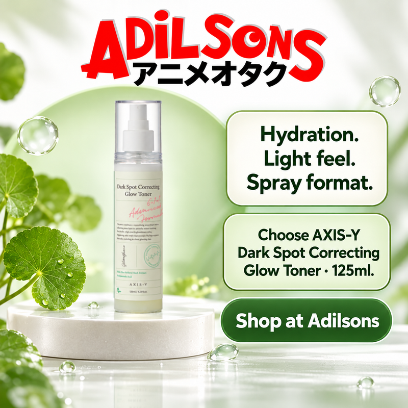 AXIS-Y Dark Spot Correcting Glow Toner125ml — Hydration. Light feel. Spray format.