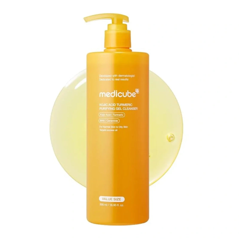 Medicube KOJIC ACID TURMERIC GEL TO FOAM CLEANSER 500ml