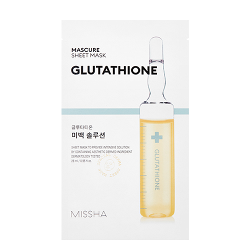MISSHA MASCURE WHITENING SOLUTION SHEET MASK