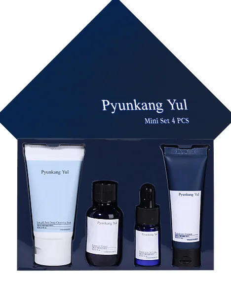 Pyunkang yul Pyunkang Miniature 4 type Set (Essence Toner 30ml + Moisture Serum 9ml + Nutrition Cream 20ml + Low pH Pore Deep Cleansing Foam 40ml )