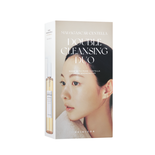 SKIN1004 MADAGASCAR CENTELLA DOUBLE CLEANSING DUO (LIGHT CLEANSING OIL 200ML+AMPOULE FOAM 125ML)