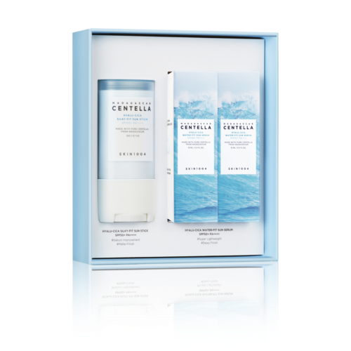 SKIN1004 MADAGASCAR CENTELLA HYALU-CICA SUNSATIONAL KIT(SUN STICK 20G+SUN SERUM 15ML*2)