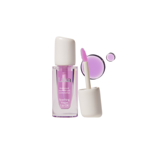 LAKA SOOTHING VEGAN LIP OIL #CALMING PURPLE 4.5ML