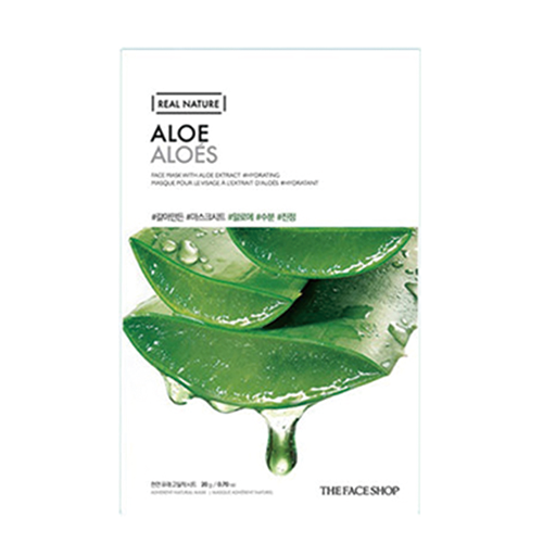 THE FACE SHOP REAL NATURE FACE MASK WITH ALOE EXTRACT