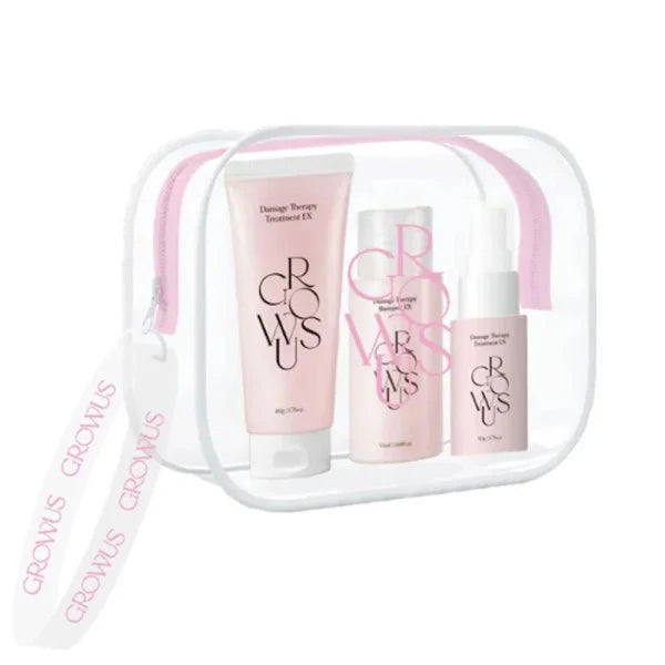 GROWUS Damage Therapy Travel Kit (Shampoo 50ml +Treatment 45g+No Wash Treatment 28ml)