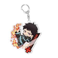 Fire Force Shinra Acrylic Keychain