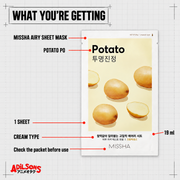 MISSHA Airy Fit Sheet Mask Potato creative 10 of 20