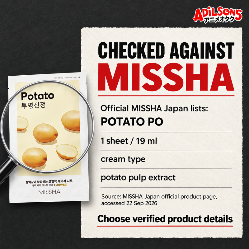 MISSHA Airy Fit Sheet Mask Potato creative 11 of 20