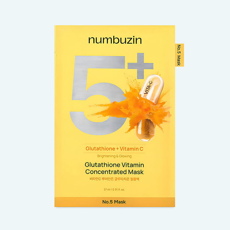 numbuzin NO.5+ GLUTATHIONE VITAMIN CONCENTRATED MASK