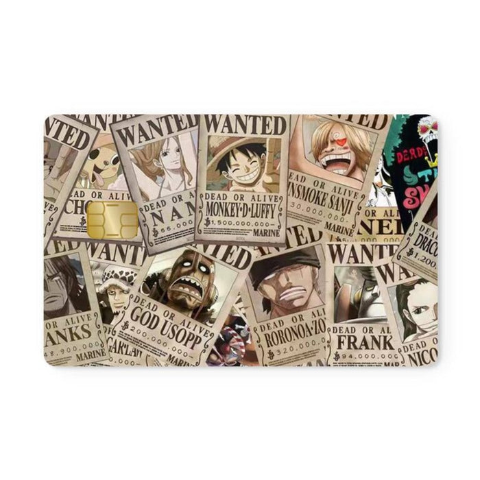 One Piece - Wanted Card Skins