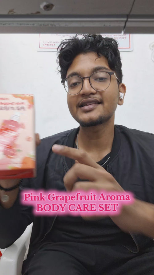 KUNDAL PINK GRAPEFRUIT EDITION - HONEY & MACADAMIA BODY WASH 500ML+LOTION 500ML — Umed product explanation