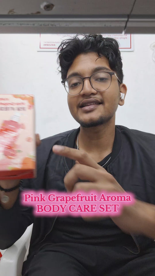 KUNDAL PINK GRAPEFRUIT EDITION - HONEY & MACADAMIA BODY WASH 500ML+LOTION 500ML — Umed product explanation