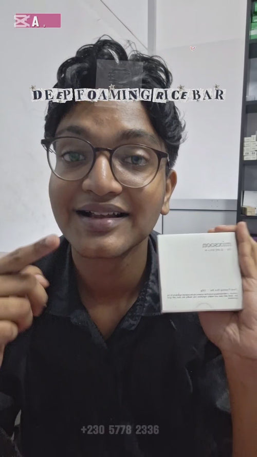 Umed explains MIXSOON DEEP FOAMING RICE BAR 100G
