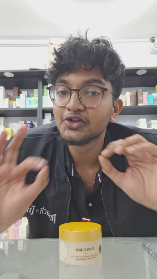 TIELA PERFUME THERAPY BODY SCRUB SHINE 250g — Umed product video