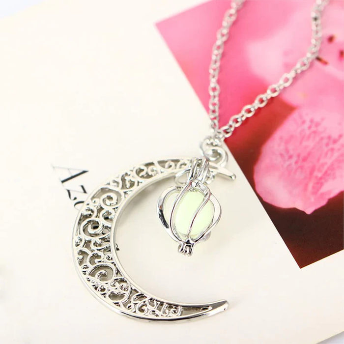 Silver Moon Necklace