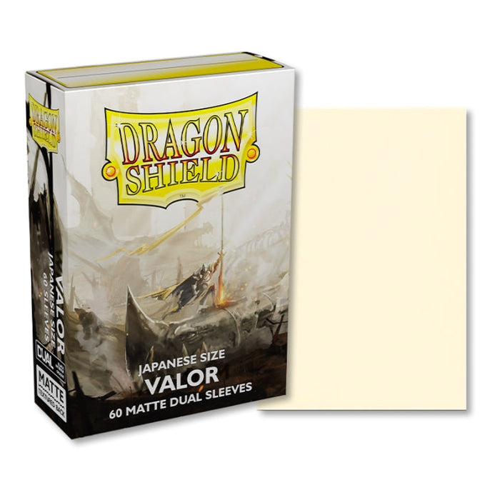 Dragon Shield Valor Cream Japanese Size Sleeves