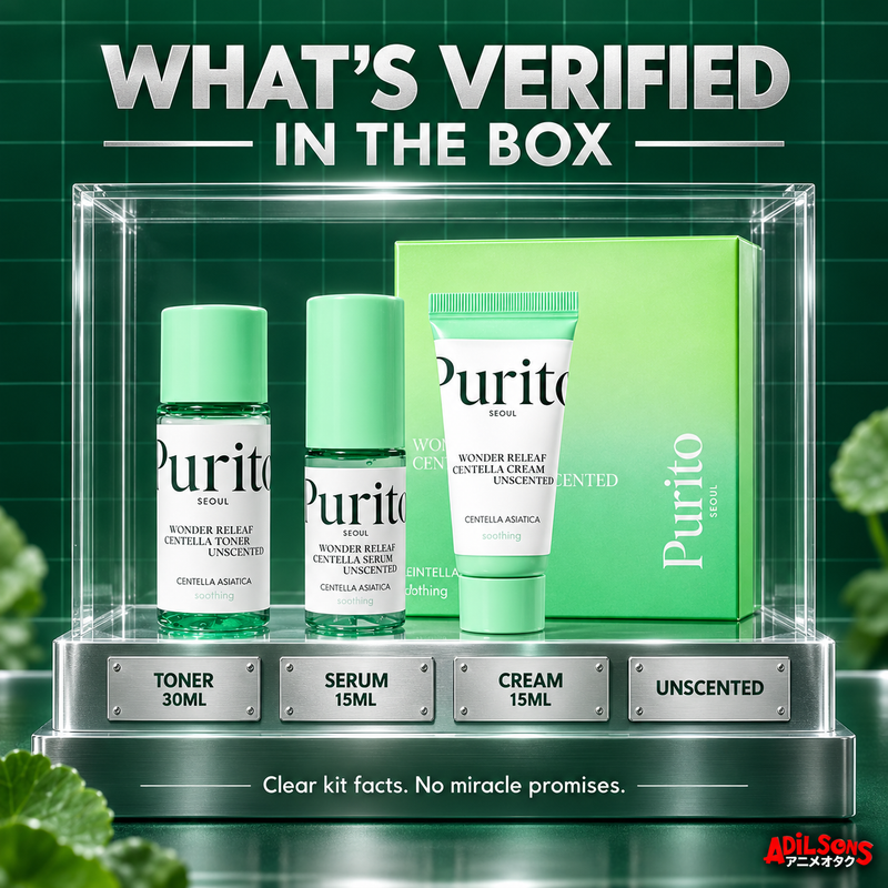 PURITO SEOUL WONDER RELEAF CENTELLA MINI KIT UNSCENTED 60ML — product guide 20