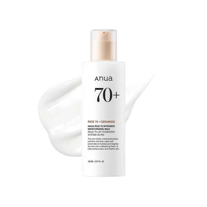 Anua Rice 70% Intensive Moisturizing Milk Face Moisturiser