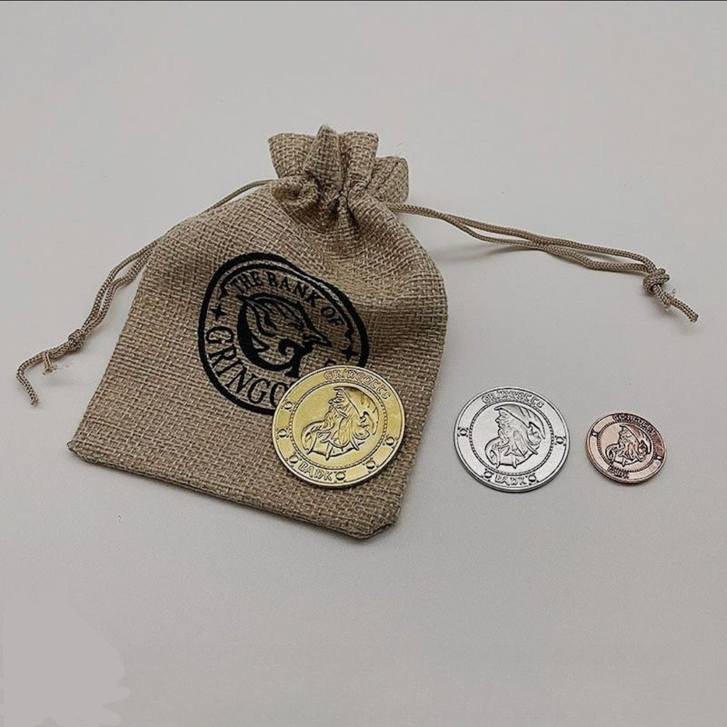 Harry Potter Gringotts Bank replica coins