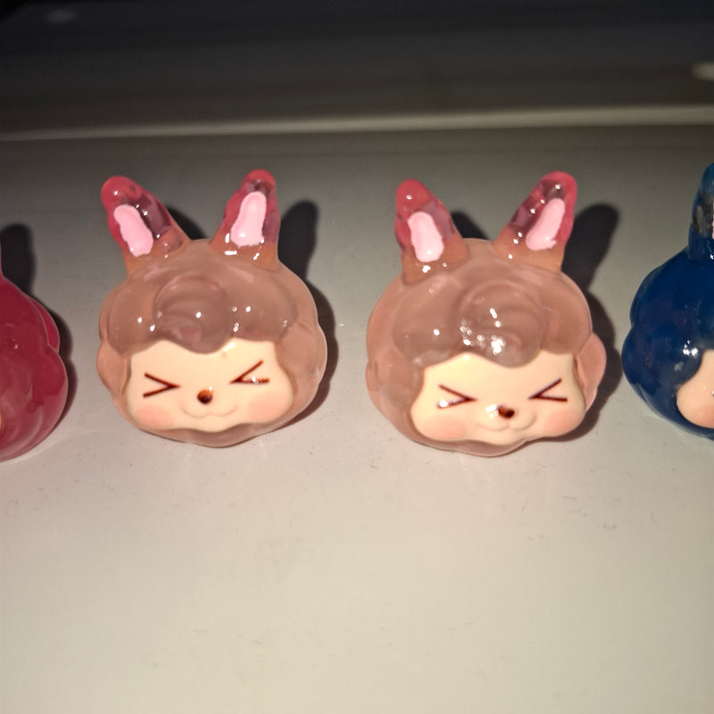 Labubu light pink 3D Vinyl PVC Mini Figurine