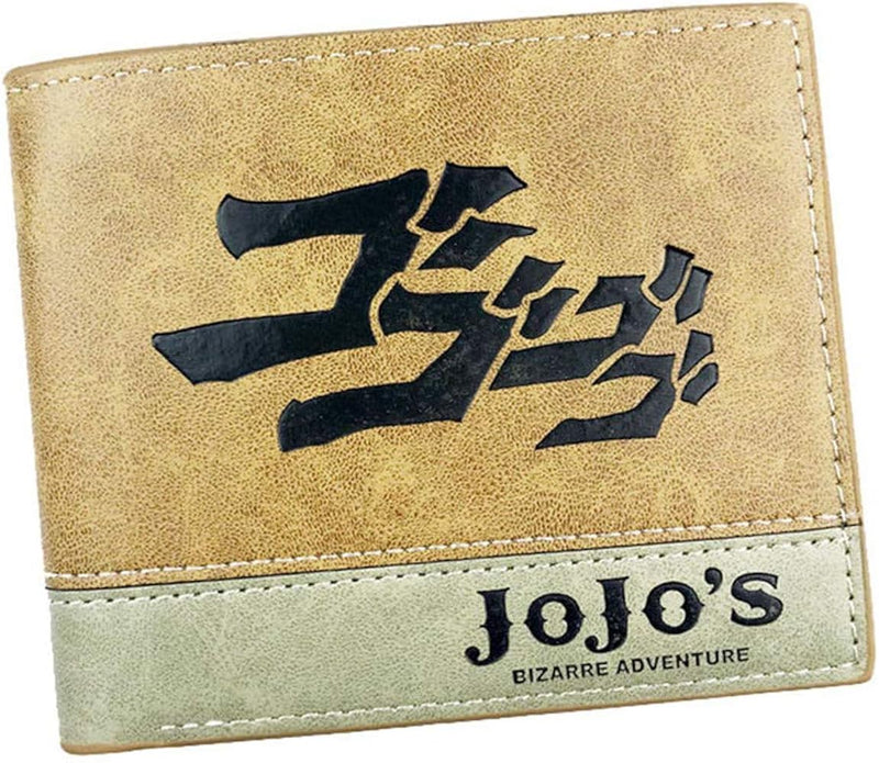 Jojo's bizarre adventure faux leather wallet