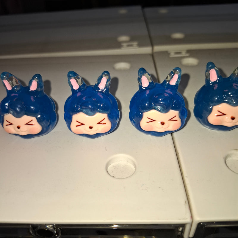 Labubu blue 3D Vinyl PVC Mini Figurine