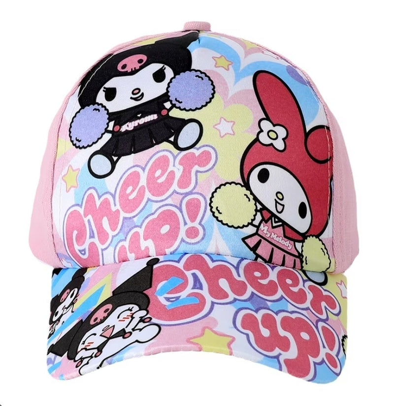 Sanrio kuromi & My Melody Cheer up cap