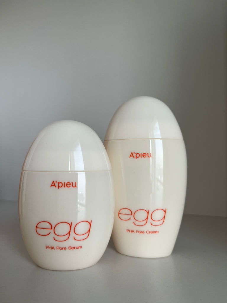A'PIEU Egg PHA Pore Serum + Cream