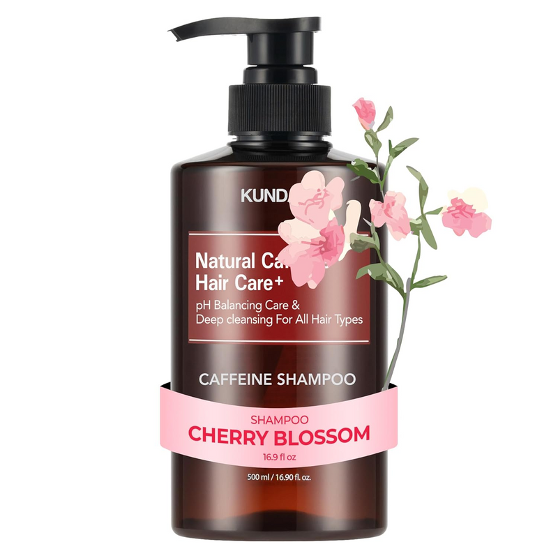 KUNDAL CAFFEINE SHAMPOO CHERRY BLOSSOM 500ml
