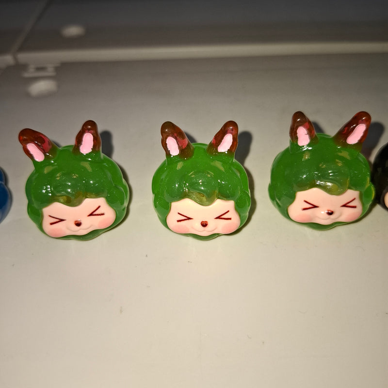 Labubu Green 3D Vinyl PVC Mini Figurine