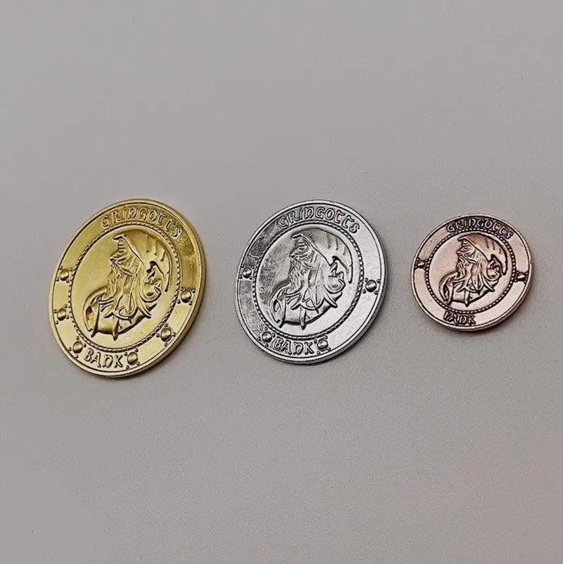 Harry Potter Gringotts Bank replica coins