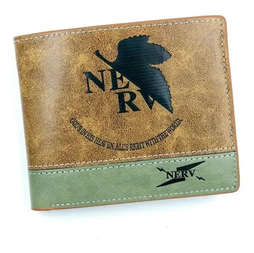 Nerv Evangelion faux leather wallet