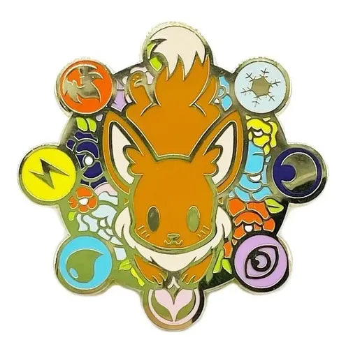 Pokémon Eevee metal enamel pin