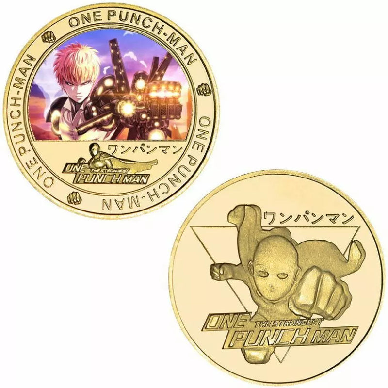 One Punch Man Genos Gold Coin