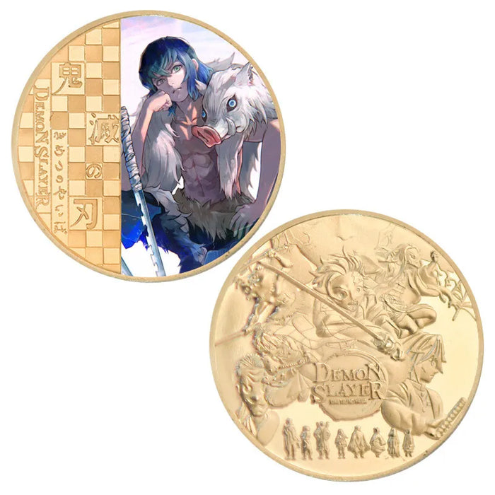 Demon Slayer Inosuke Gold Coin