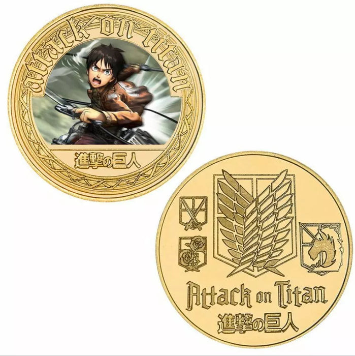 Attack On Titan Eren Gold Coin