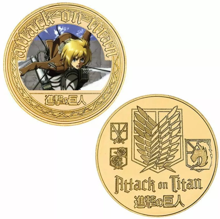 Attack On Titan Armin Gold Coin