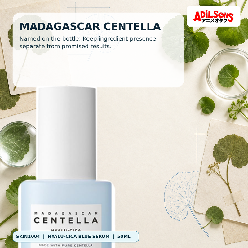 SKIN1004 MADAGASCAR CENTELLA HYALU-CICA BLUE SERUM 50ML — product guide 2