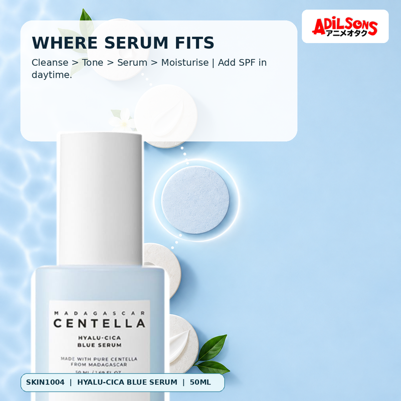 SKIN1004 MADAGASCAR CENTELLA HYALU-CICA BLUE SERUM 50ML — product guide 5