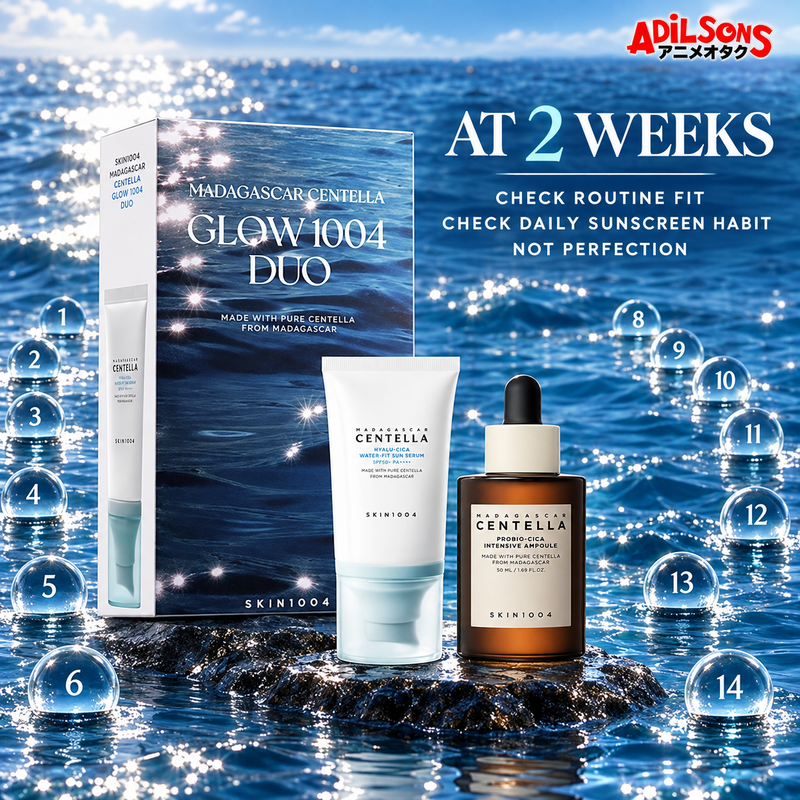 SKIN1004 MADAGASCAR CENTELLA GLOW 1004 DUO (AMPOULE 50ML + SUN SERUM 50ML) — product guide 15