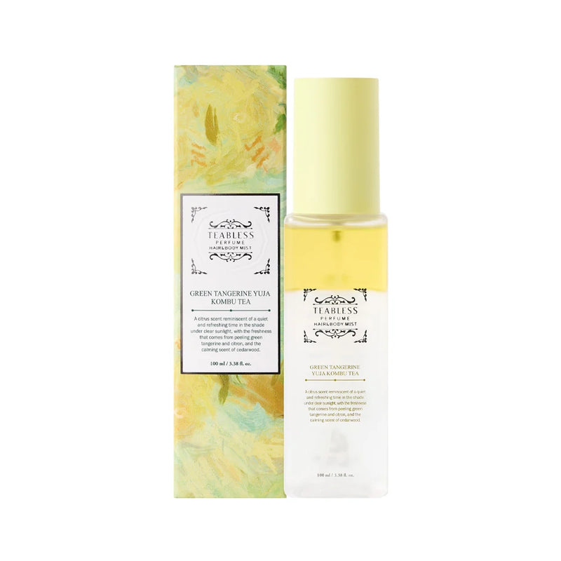 TEABLESS GREEN TANGERINE YUJA KOMBU TEA PERFUME HAIR&BODY MIST 100ML