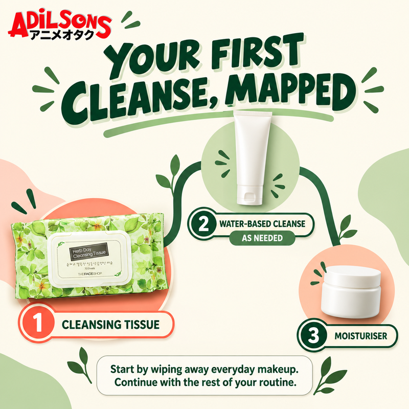 THE FACE SHOP Herb Day Cleansing Tissue 70EA creative 4 of 20