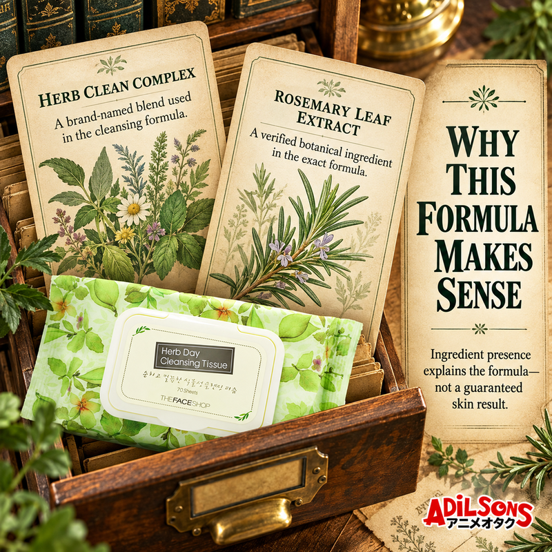 THE FACE SHOP Herb Day Cleansing Tissue 70EA creative 5 of 20