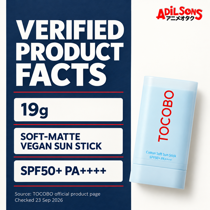 TOCOBO Cotton Soft Sun Stick SPF50+ PA++++ 19g creative 11 of 20
